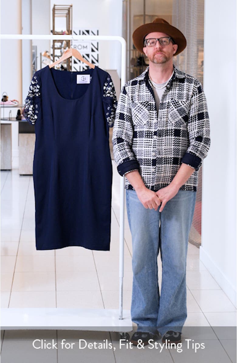 Jessie Bead Embellished Cocktail Dress, sales video thumbnail