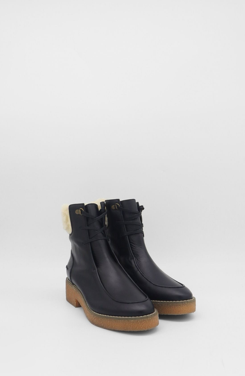 STIVALI NEW YORK Vetta Ankle Boots, Main, color, Black Leather