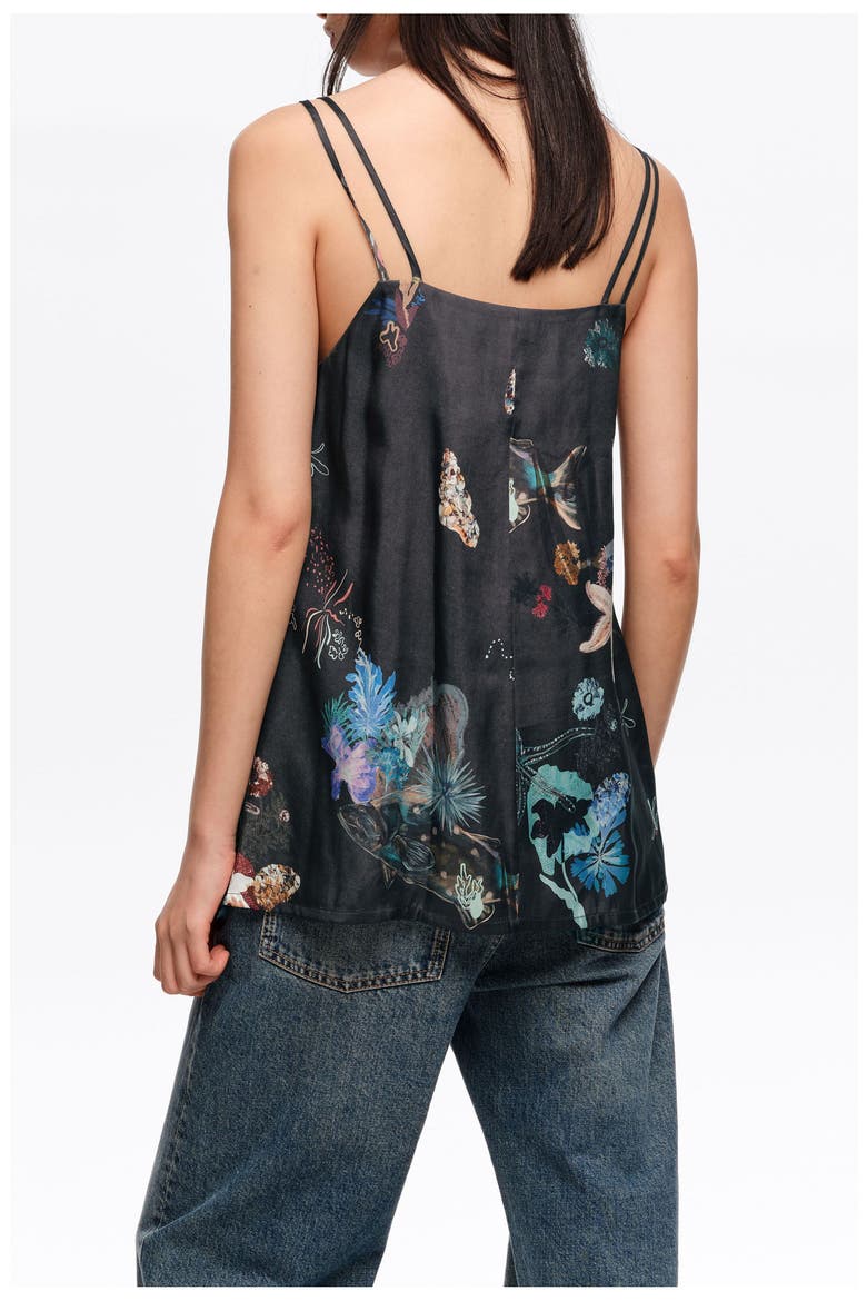 Seabed Flowing Strappy Top, Alternate, color, SEABED ANTHRACITE