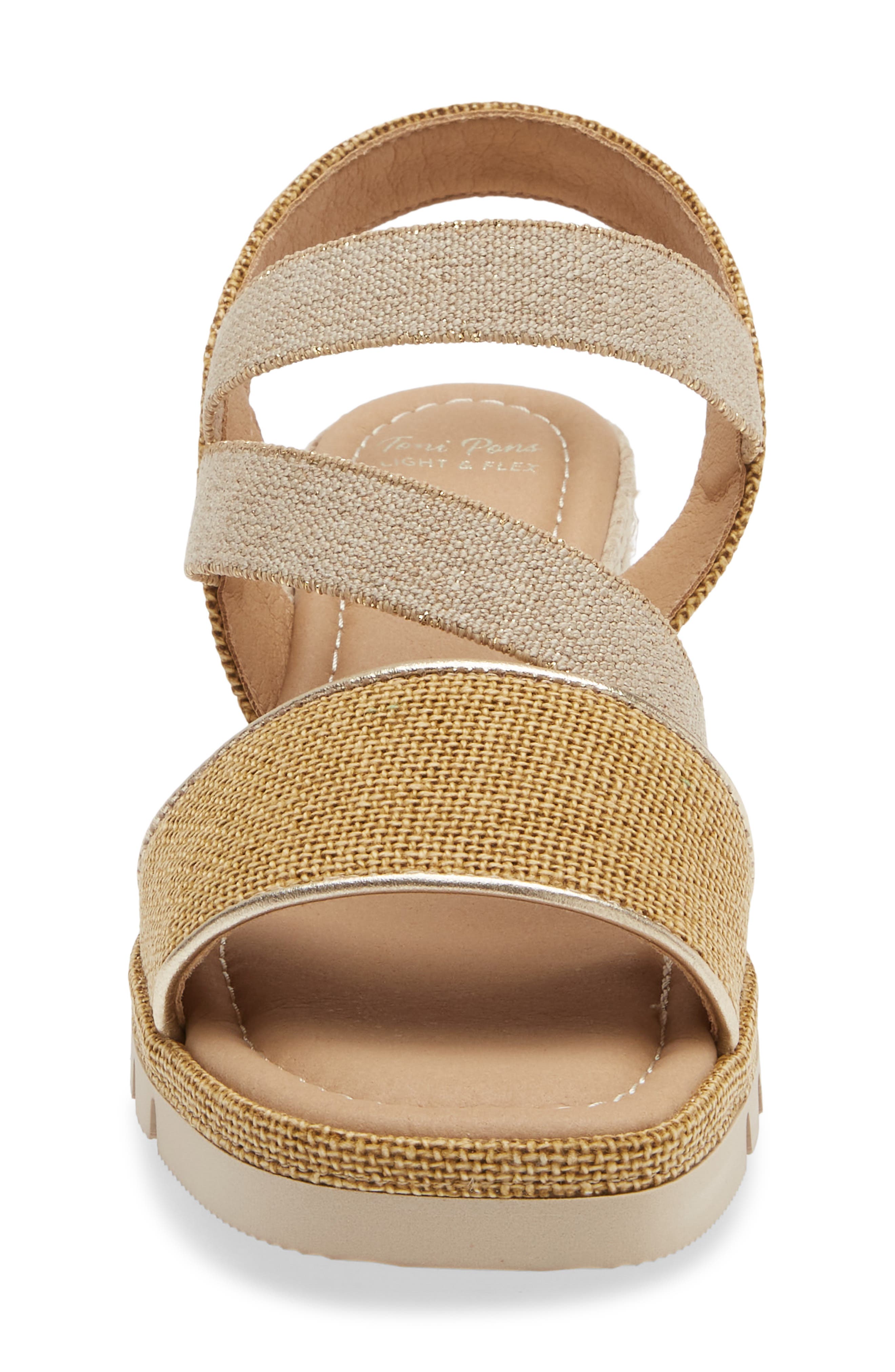 Oasis Slingback Wedge Sandal, Alternate, color, OCRE