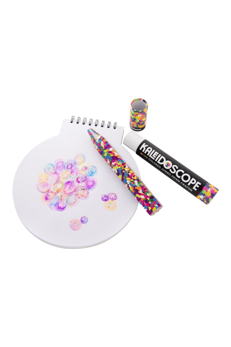 Kaleidoscope Neon Colored Jumbo Prism Crayon, Alternate, color, MULTI