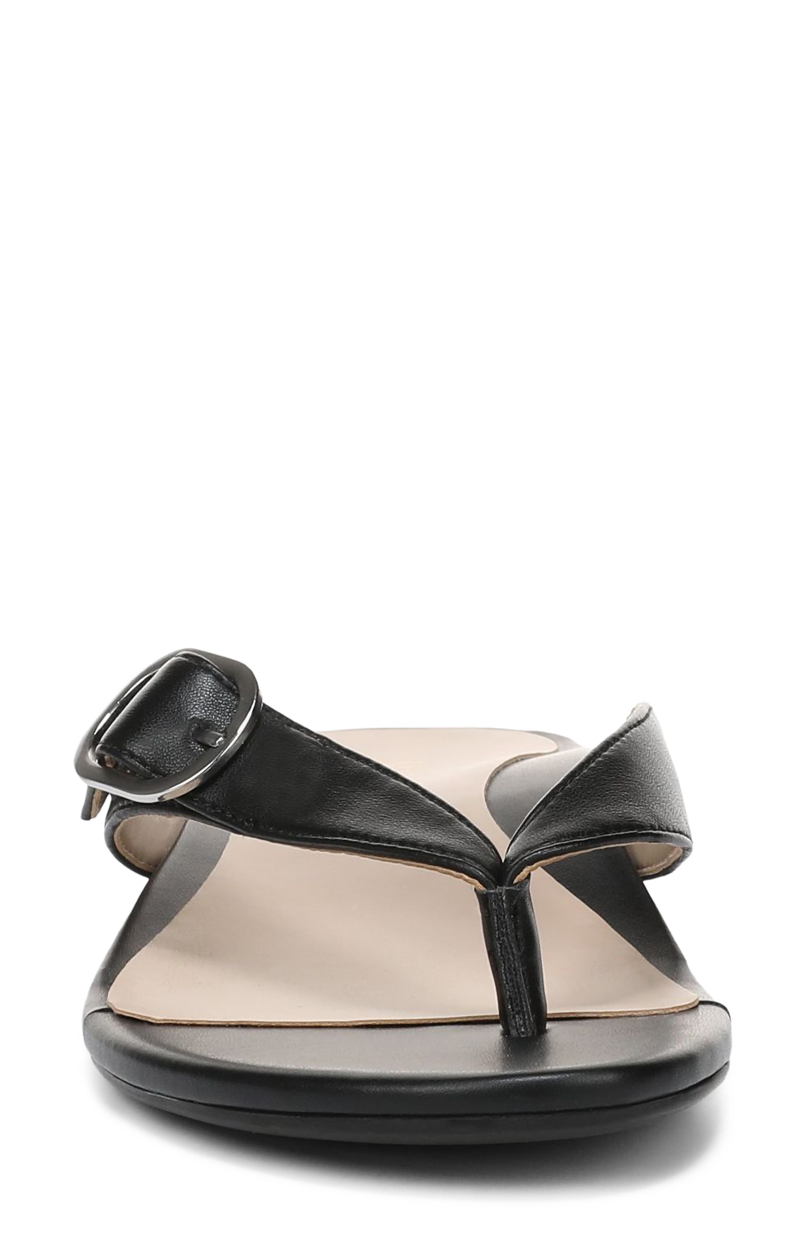 Vionic Ginny Flip Flop, Alternate, color, Black