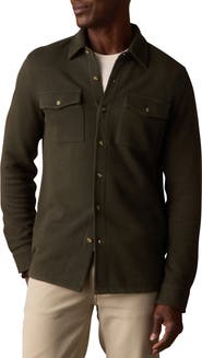 The Normal Brand Looped Terry Button-Up Shirt