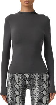 Naked Wardrobe Mock Neck Top