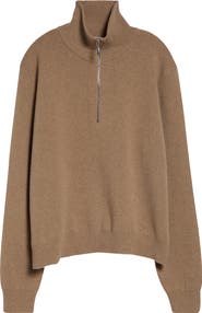 Róhe Mouliné Half Zip Pullover Sweater