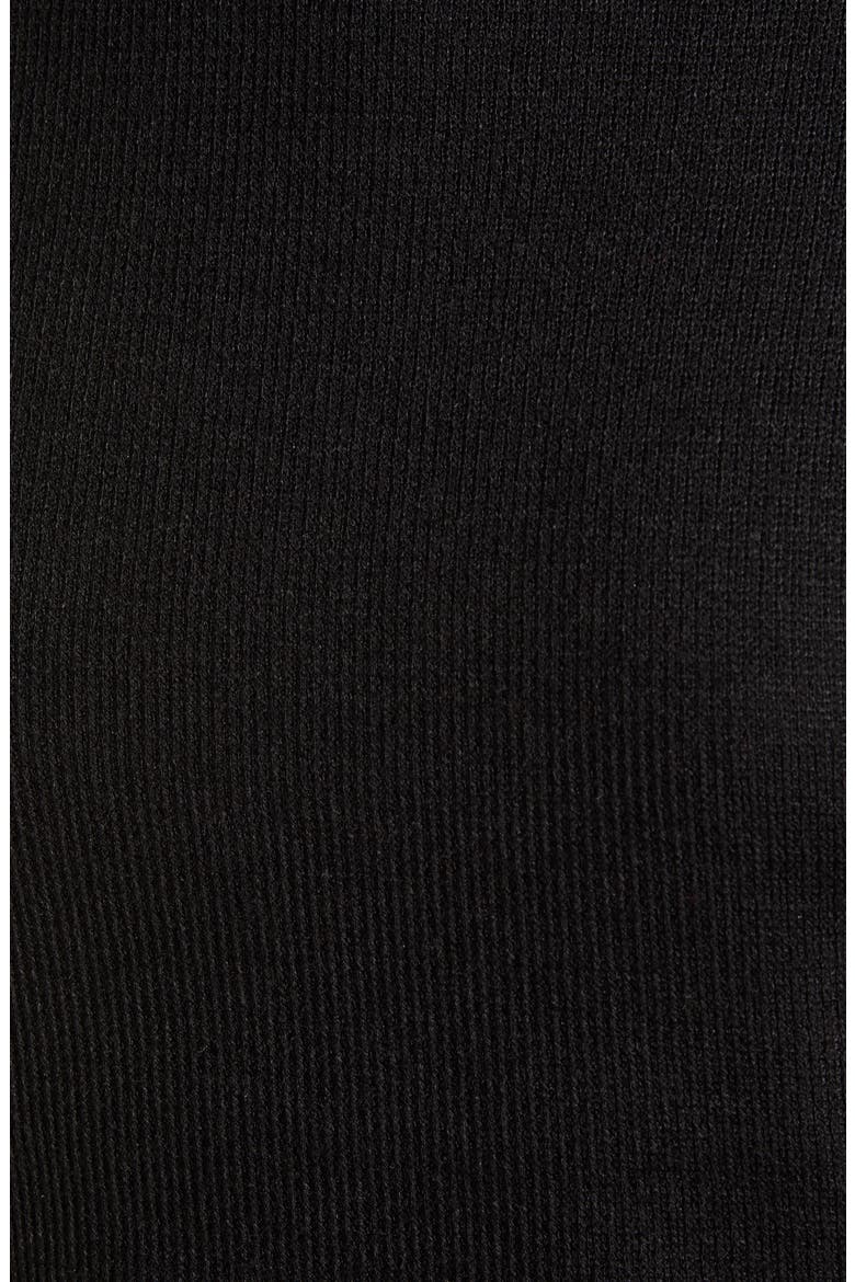 Kitty Lettuce Edge Crop Top, Alternate, color, BLACK