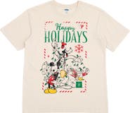Disney Mickey Mouse Holiday Short Sleeve T-Shirt
