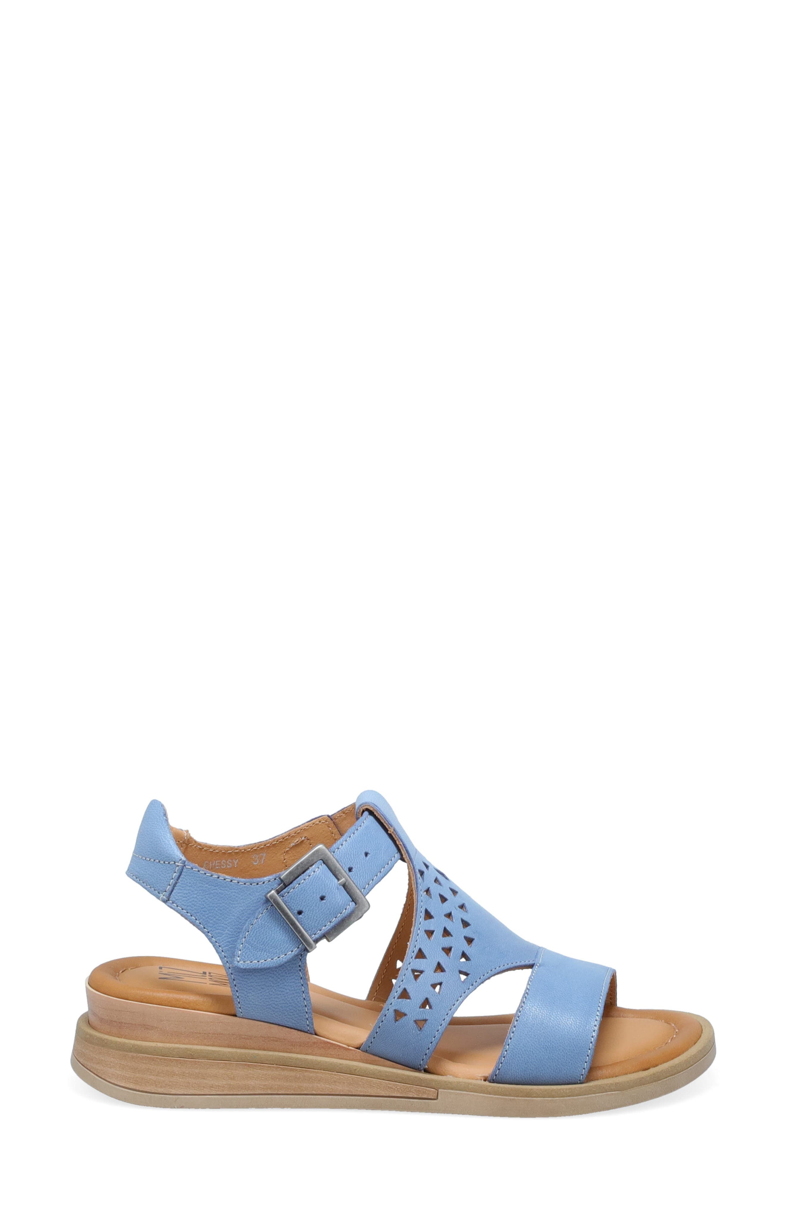 Chessy Sandal, Alternate, color, DENIM