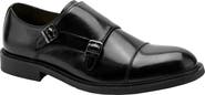 Kenneth Cole Reaction Leland Cap Toe Two Buckle Monk Shoe