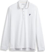 ASHWORTH GOLF Long Sleeve Innovation Interlock Polo