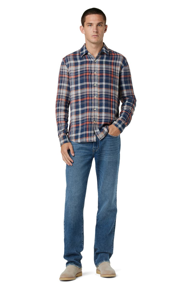 Joe's Oliver Plaid Cotton Button-Up Shirt, Alternate, color, 