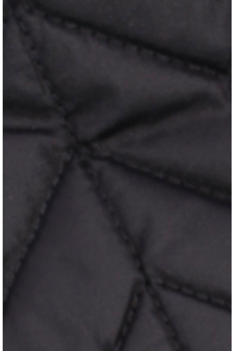 Chevron Quilted Glove, Alternate, color, Black