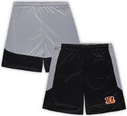 FANATICS Men's Fanatics Branded Black Cincinnati Bengals Big & Tall Team Logo Shorts