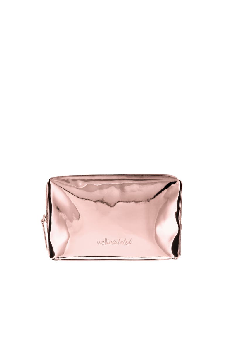 Performance Beauty Bag, Alternate, color, Rose Gold