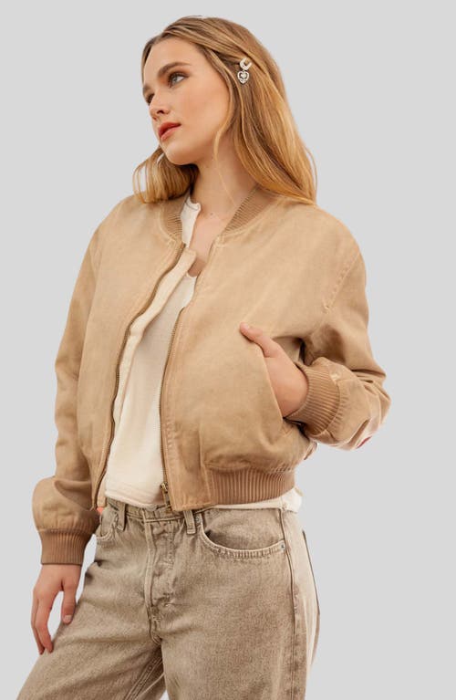 BLU PEPPER BLU PEPPER COTTON TWILL BOMBER JACKET