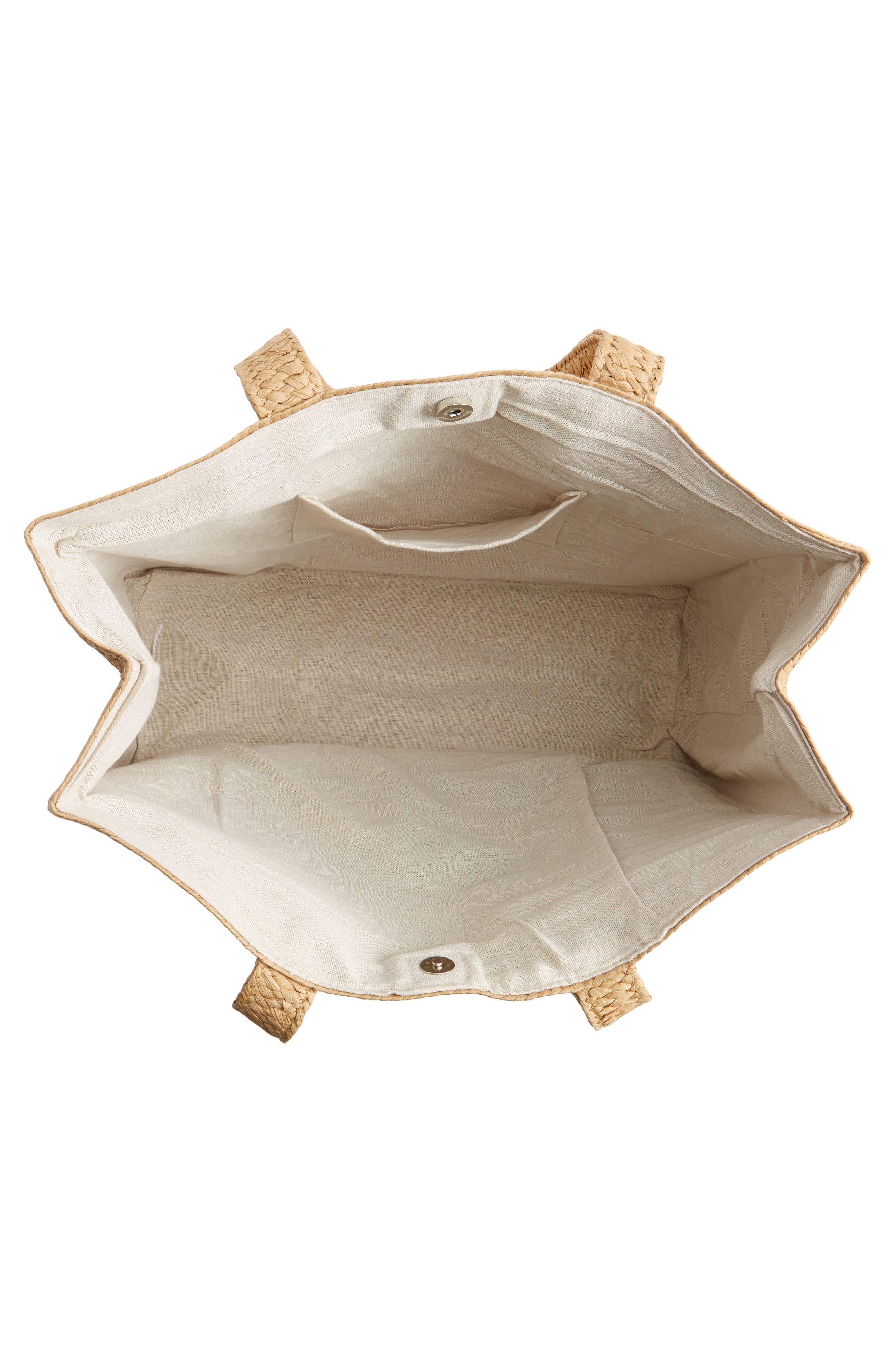 BTB Los Angeles Be Mine Straw Tote, Alternate, color, Sand/ Dusty