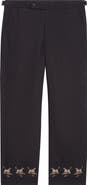 Bode Pointer Side Buckle Cotton Trousers