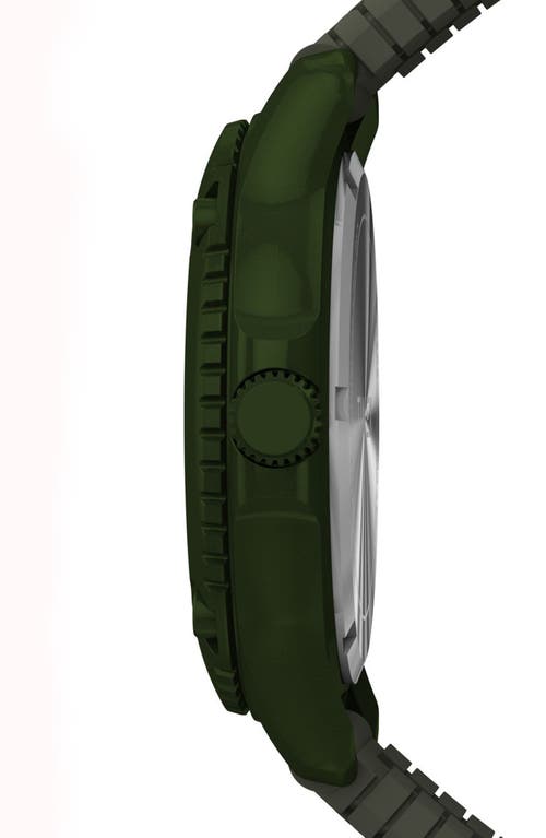 Timex ® Expedition Timberline Silicone Strap Watch, 42mm In Green