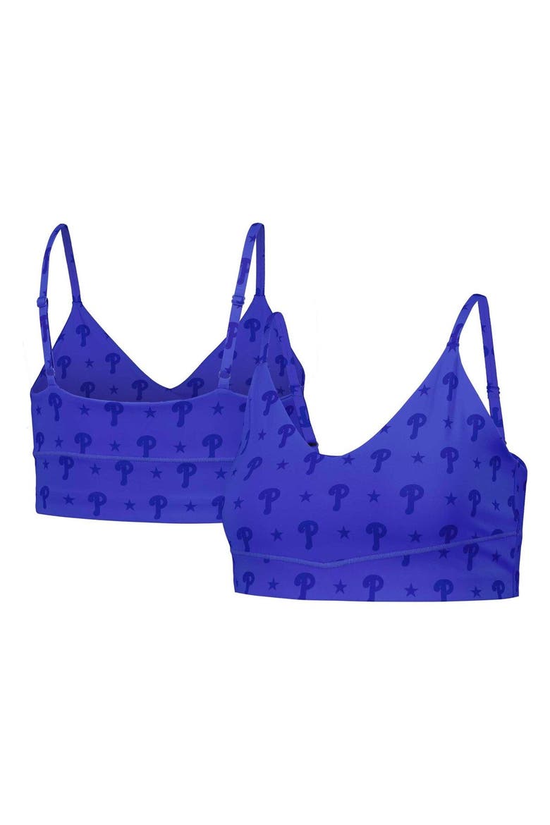 Women's Terez Royal Philadelphia Phillies Active Bra, Main, color, Royal