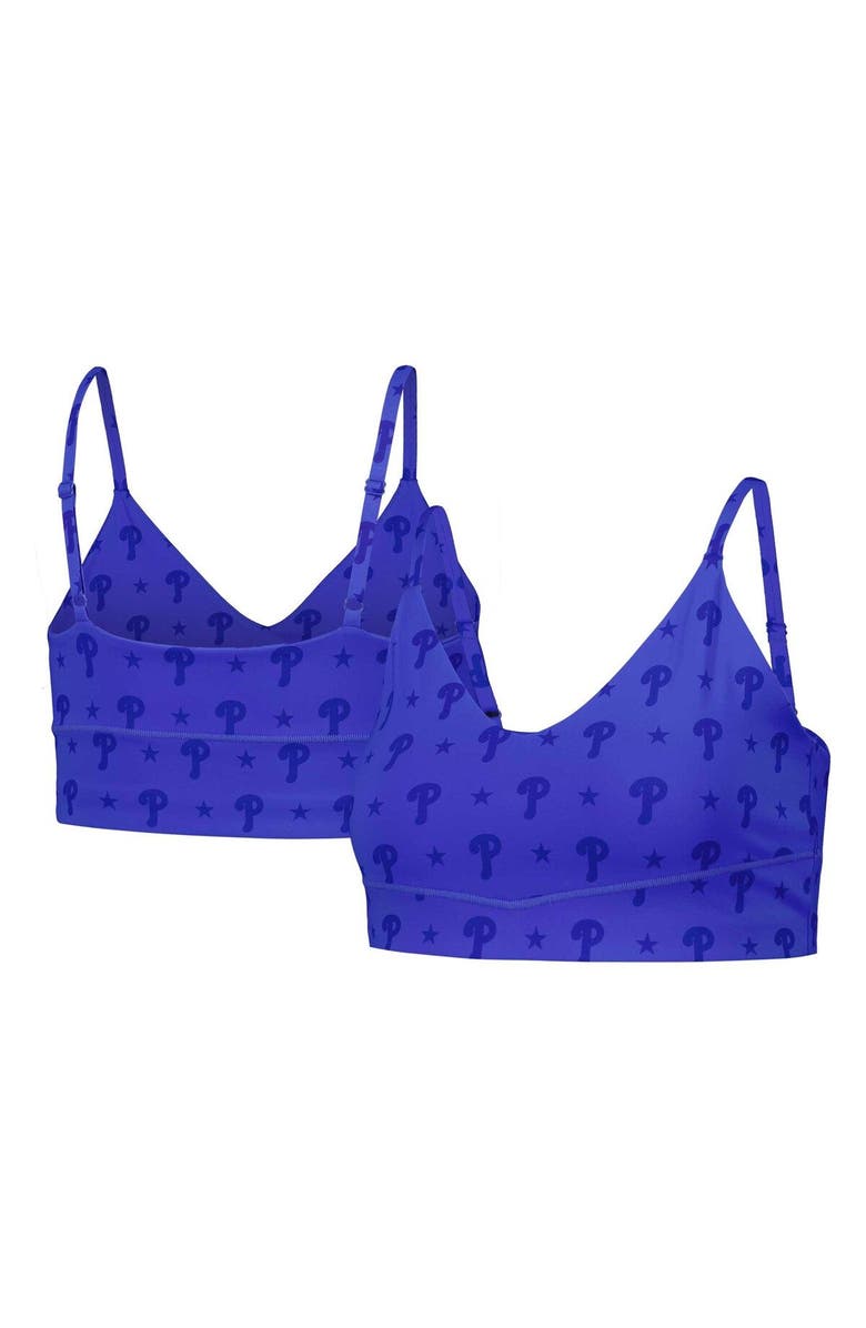 Terez Women's Terez Royal Philadelphia Phillies Active Bra, Main, color, Royal