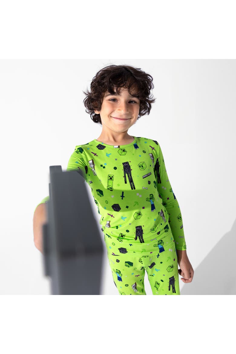 Kids' Minecraft Mob Squad Set of 2 Piece Pajamas, Alternate, color, Minecraft Mob Squad
