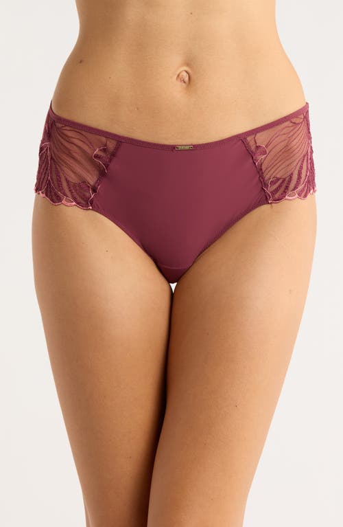 Chantelle Lingerie Legend Hipster Briefs In Burgundy