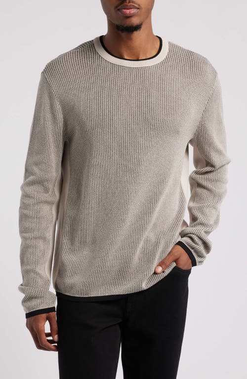 rag & bone Harvey Crewneck Cotton Sweater in Grey at Nordstrom, Size Medium