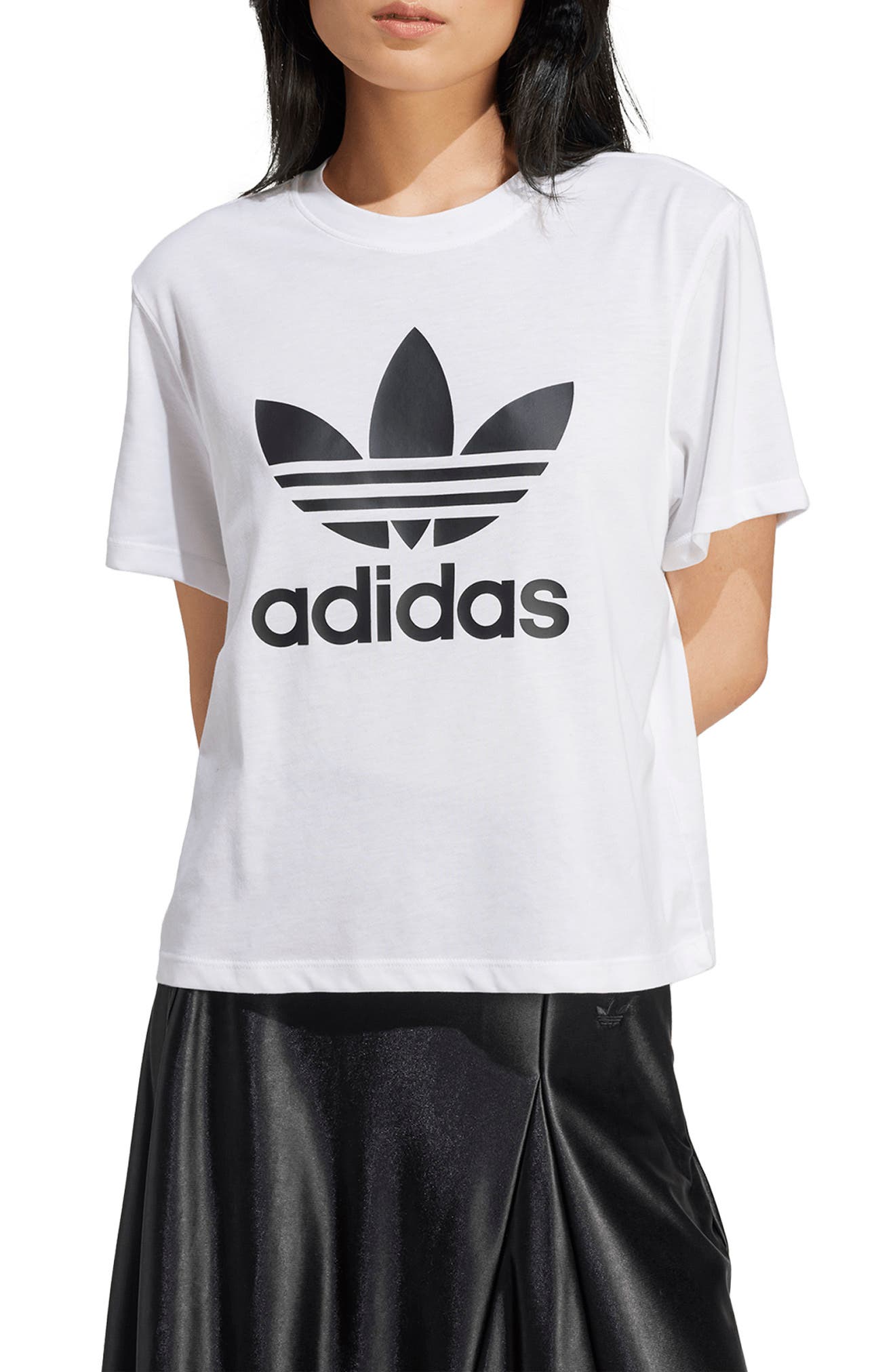 adidas originals adicolor trefoil crew