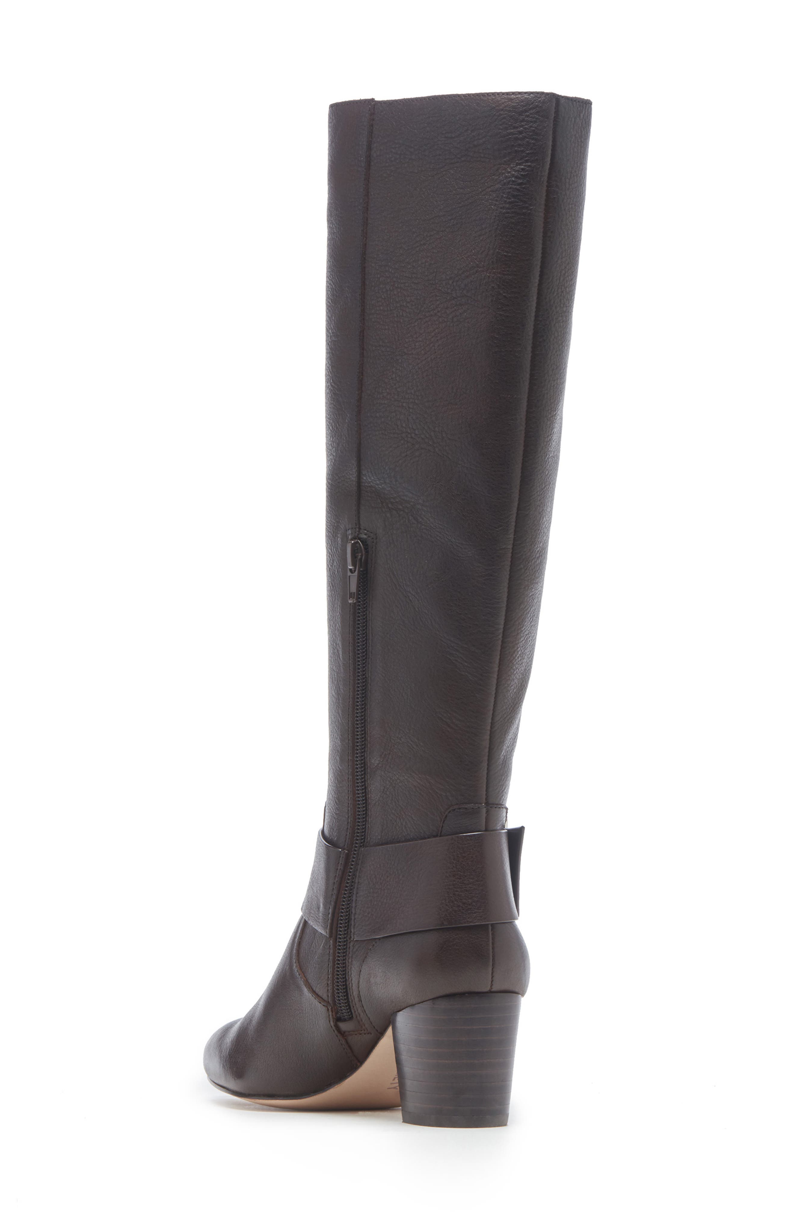 Pashan Knee High Boot, Alternate, color, CHOCOLATE LEATHER
