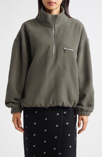 RIER Wool Fleece Half Zip Sweatshirt | Nordstrom