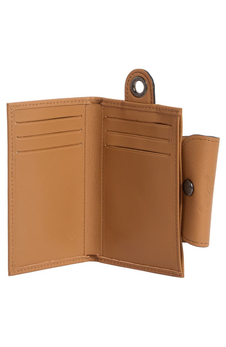 Longchamp Le Pilage Cuir Leather Cardholder, Alternate, color,