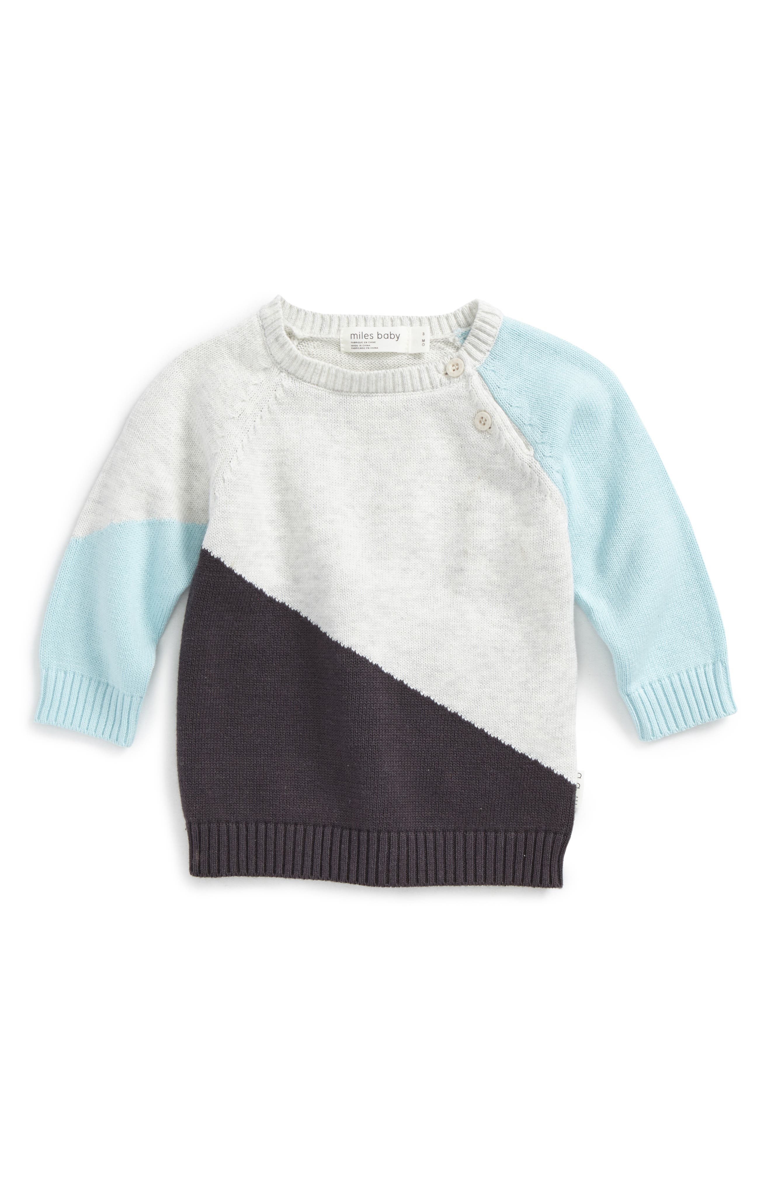 miles Baby Color Block Sweater (Men) | Nordstrom