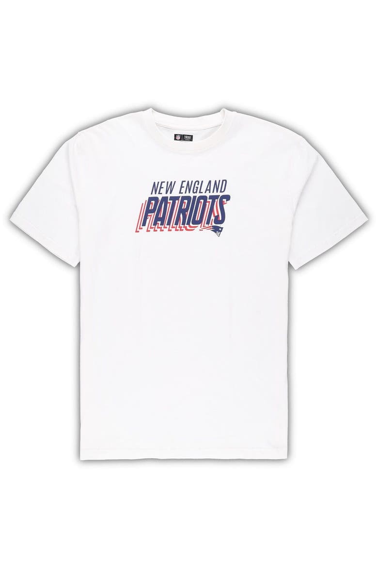 Men's Concepts Sport White/Charcoal New England Patriots Big & Tall T-Shirt and Shorts Set, Alternate, color, White