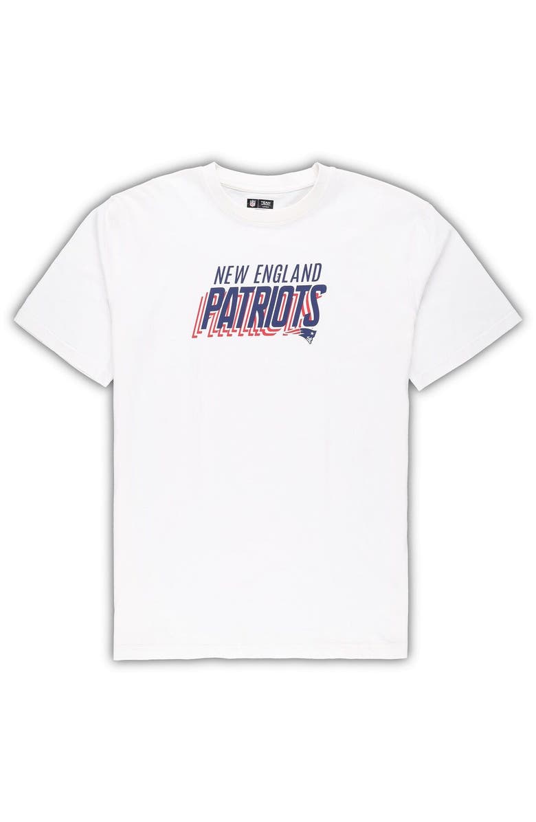 CONCEPTS SPORT Men's Concepts Sport White/Charcoal New England Patriots Big & Tall T-Shirt and Shorts Set, Alternate, color, White
