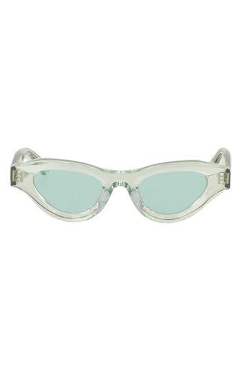 Cult Gaia X Thierry Lasry Jaya 49mm Cat Eye Sunglasses In Green