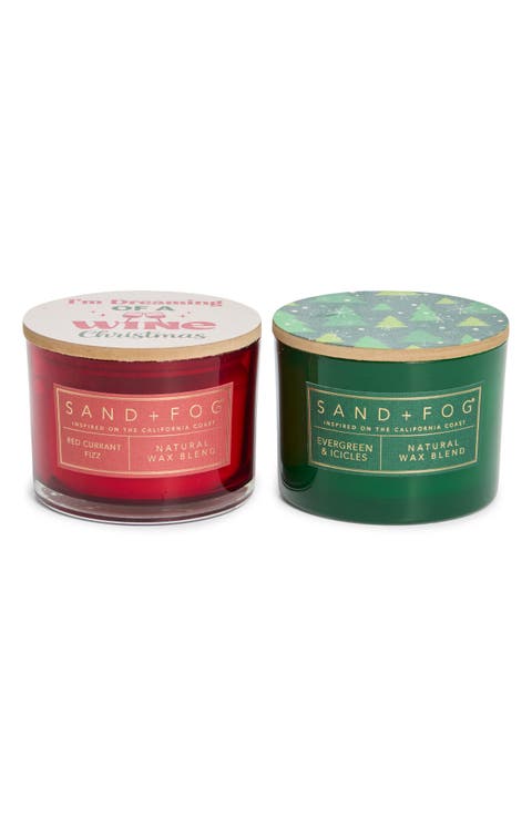 Wine Christmas Duo Set of 2 Scented Candles