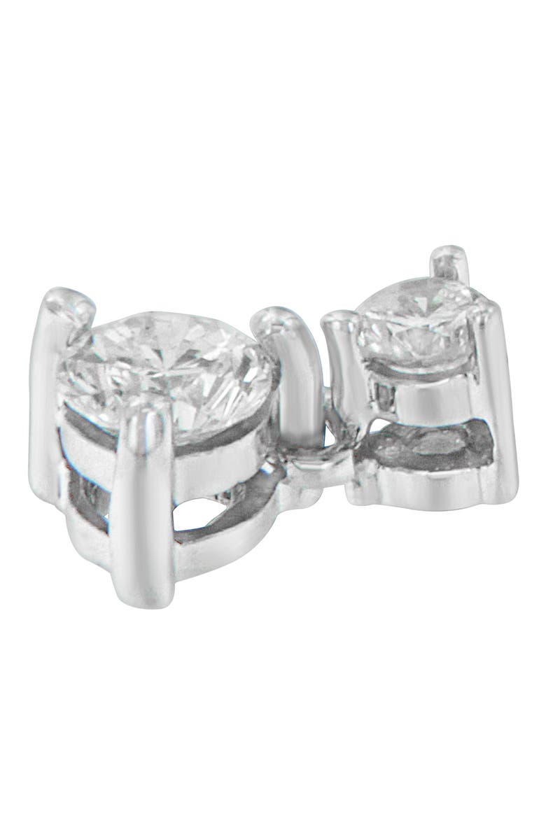 Haus of Brilliance 14K White Gold 1/2 cttw Round Cut Diamond Pendant Necklace, Alternate, color, White