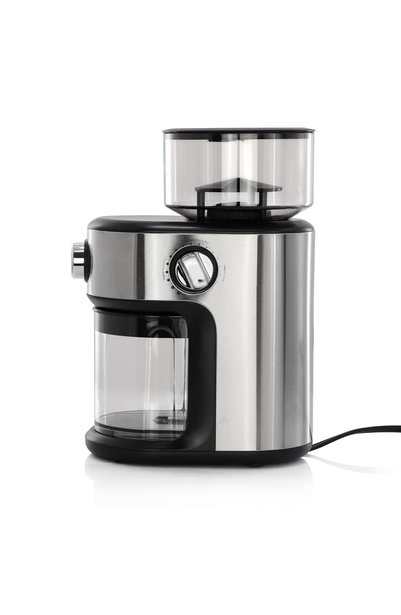 Mr. Coffee 18 Cup Automatic Burr Grinder with Removable Bean Hopper, Alternate, color, Silver