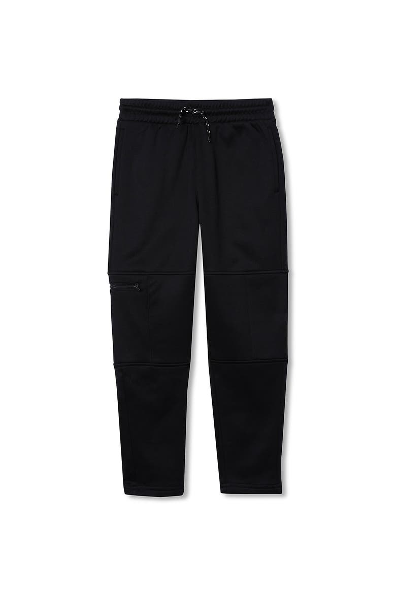 Boys Basic Iron Knee Fleece Jogger, Main, color, Black