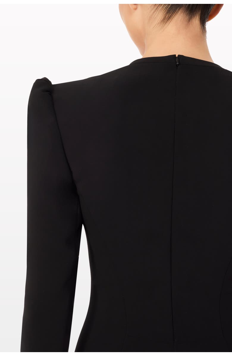 Jenny Packham Carina Jewel-Embellished Midi Dress, Alternate, color, Liquorice