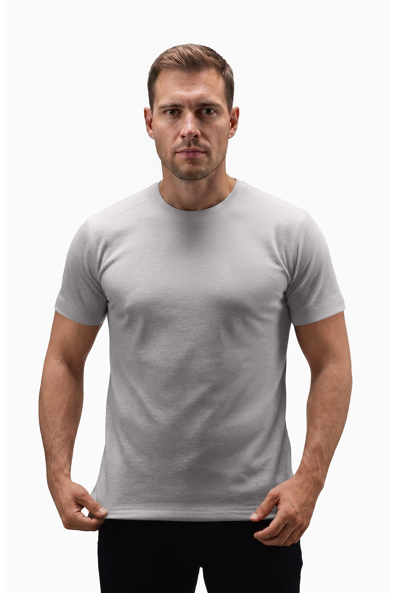 Titan T Shirt - Crew Neck, Main, color, Glacier Gray