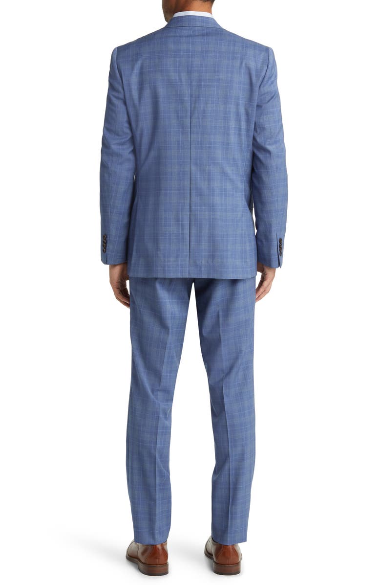 Ted Baker London Jay Slim Fit Plaid Stretch Wool Suit, Alternate, color, 