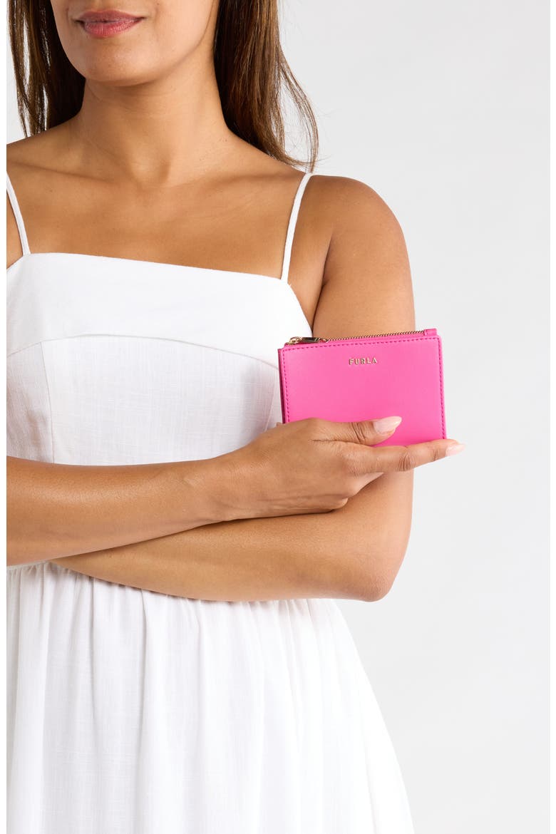 Bifold Zip Wallet, Alternate, color, POWER PINK