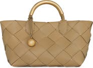 Rebecca Minkoff Mini Frankie Woven Leather Tote