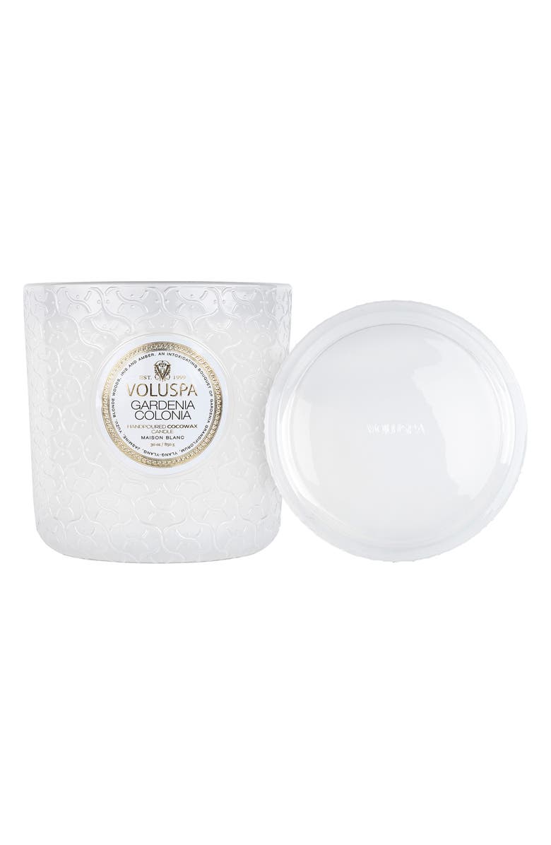 Voluspa Gardenia Colonia Luxe Candle, Alternate, color,