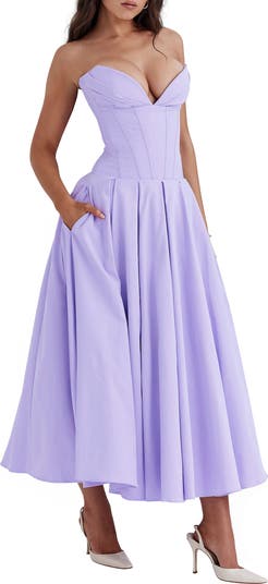 Lady Strapless Cocktail Dress