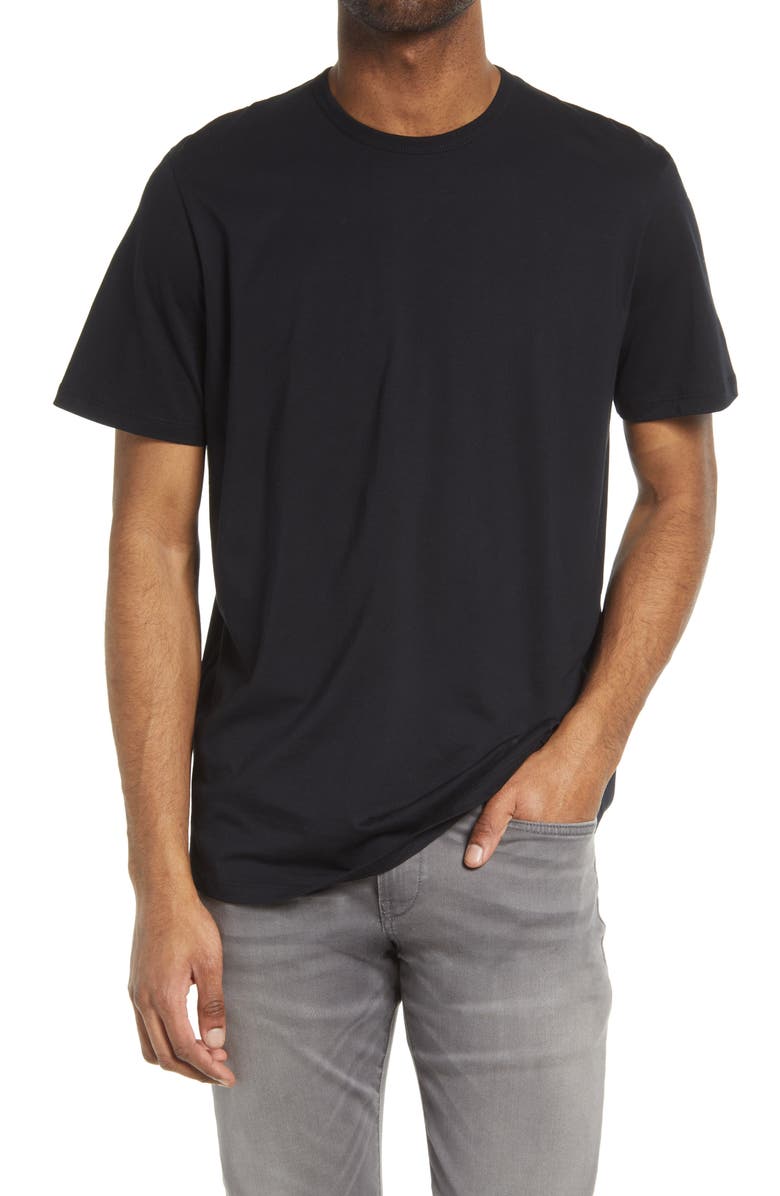 LIVE LIVE Crewneck Pima Cotton T-Shirt, Main, color, 