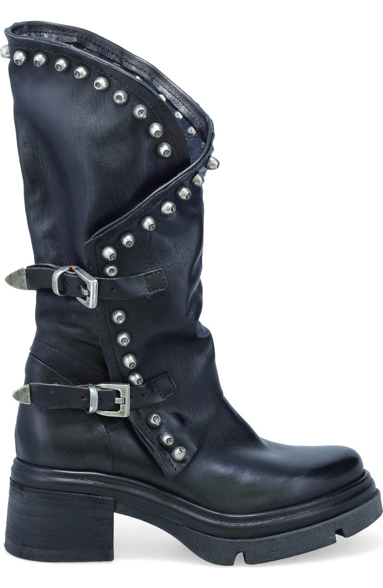 A.S.98 Easton Studded Boot, Alternate, color, Black