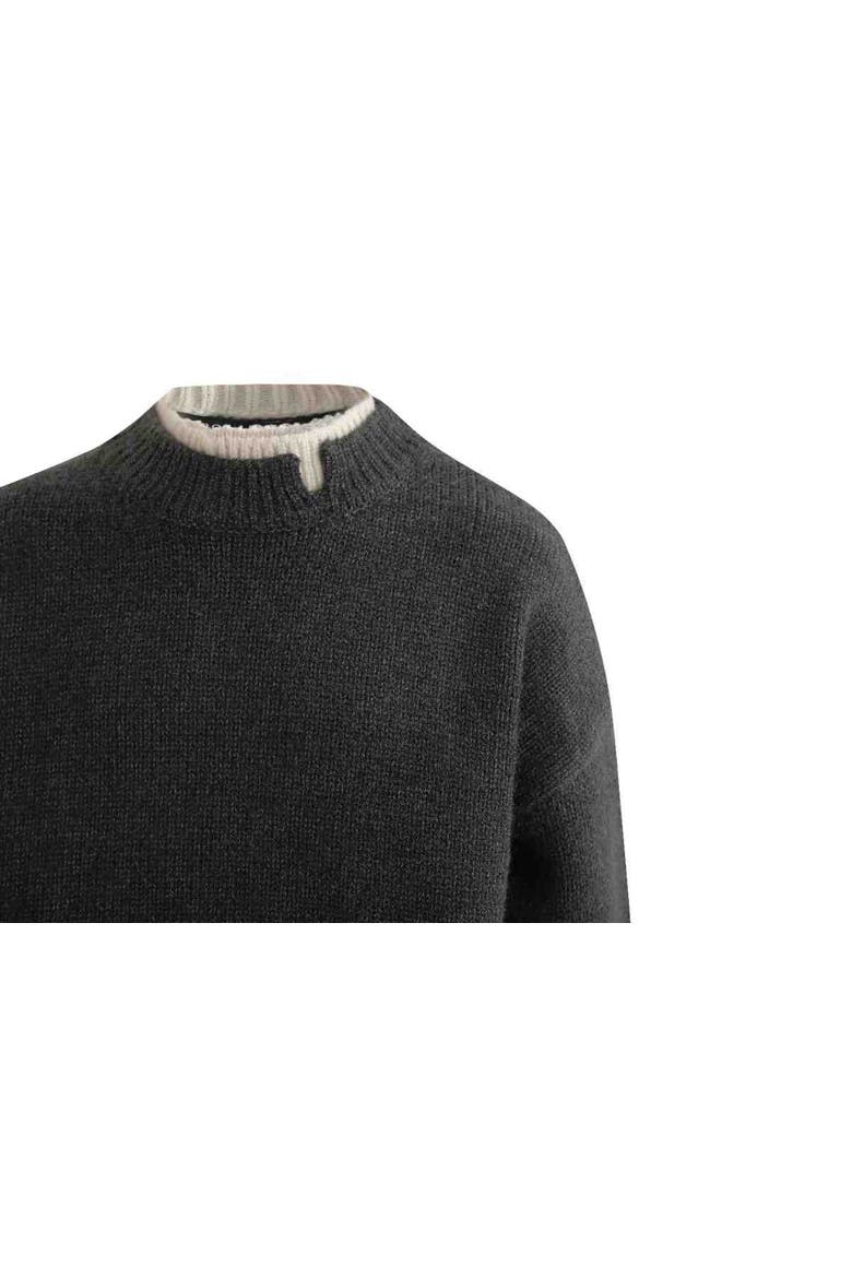 Classic Knit Sweater, Alternate, color, Grey