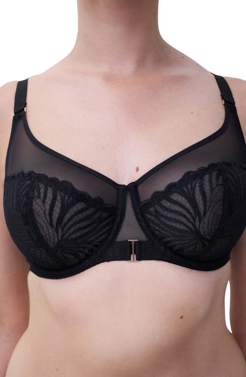Chantelle Lingerie Legend Full Coverage Underwire Bra In Black